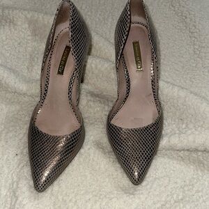 Elegant Silver Women's Shoes